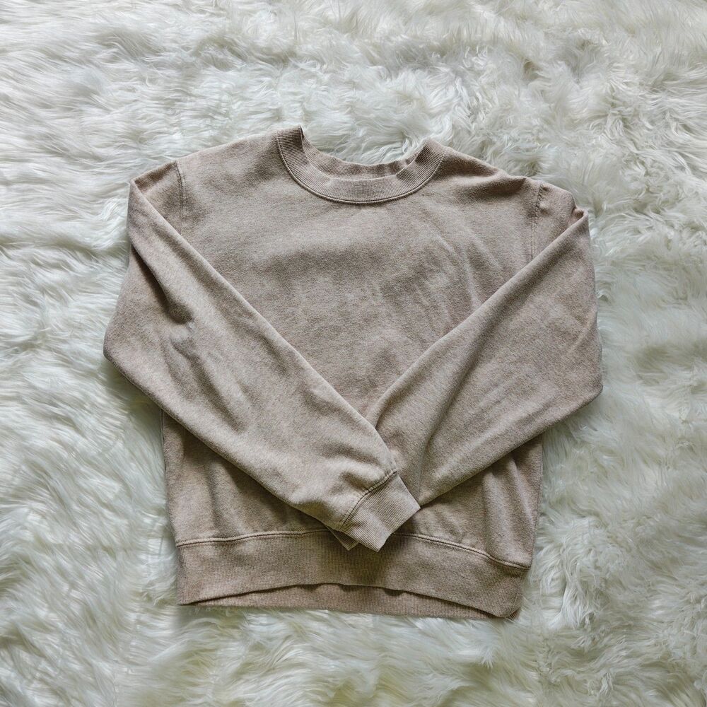 Z Supply Tan Sweat Shirt, SIZE Medium